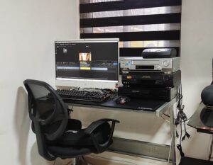 Espacio de digitalización de audio y video.