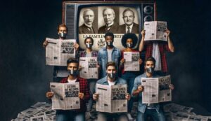 Censura y control de los medios por parte de los dueños del mundo.