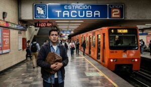 Luis se quedó atónito en la estación de Tacuba, sin saber qué hacer...